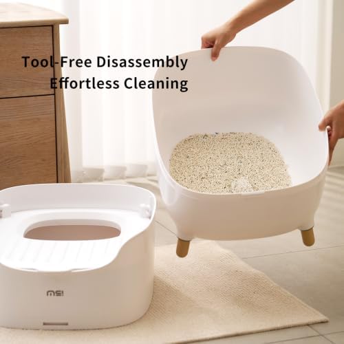 MS!MAKESURE Large Top Entry Cat Litter Box - Image 5
