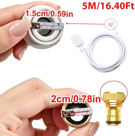 16.4Ft Quick-Connect Sink Spray Rubber Hose, Sink Hose Attachment - Image 2