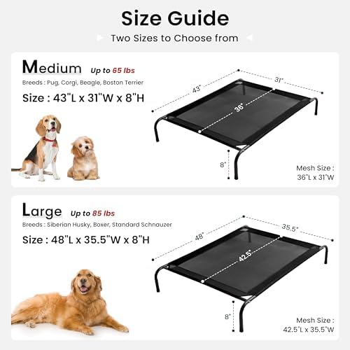 Love's cabin Elevated Cooling Dog Bed - Image 6