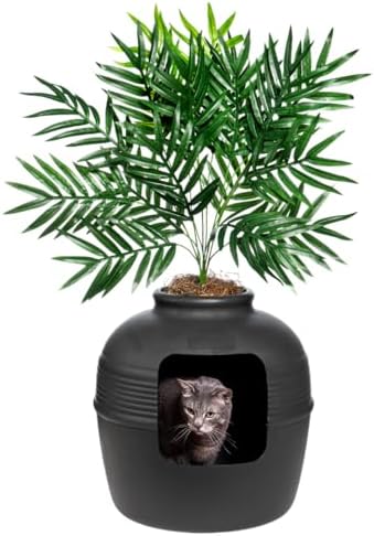 Good Pet Stuff Original Hidden Litter Box Planter, Decorative Cat Litter by TheGoodPetStuffCompany