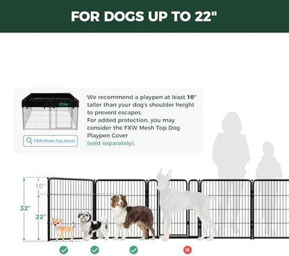 FXW Homeplus Indoor Dog Playpen, 16 Panels, - Image 2