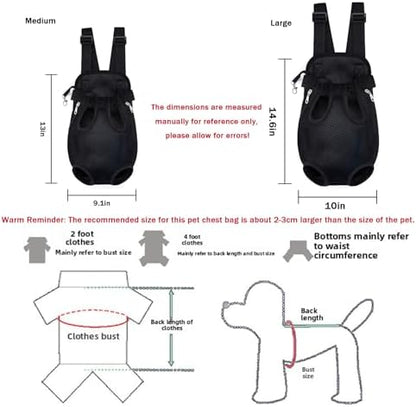 Pet Carrier Backpack, Adjustable Pet Front Carriers - Image 2