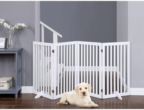 unipaws 36”H Free Standing Pet Gate - Image 2