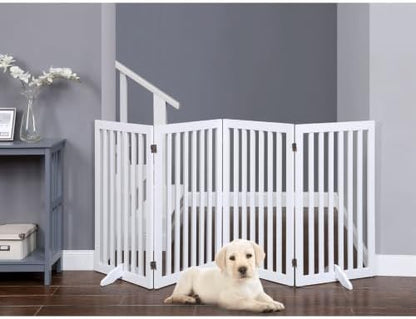 unipaws 36”H Free Standing Pet Gate - Image 2