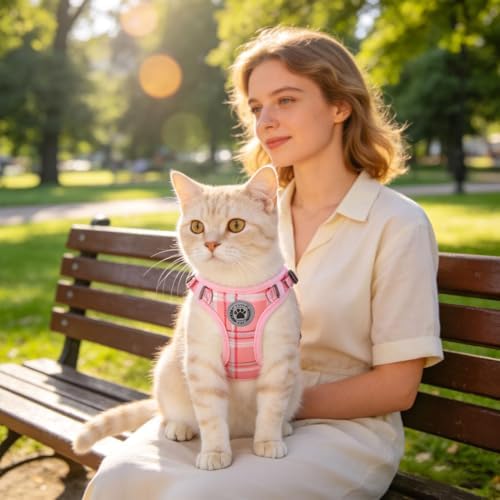BEAUTYZOO Cat Harness and Leash Set, Escape Proof and Adjustable - Image 6