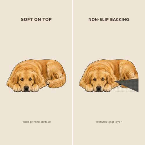 3D Realistic Dog Shaped Bath Mat & Floor Rug - Image 5