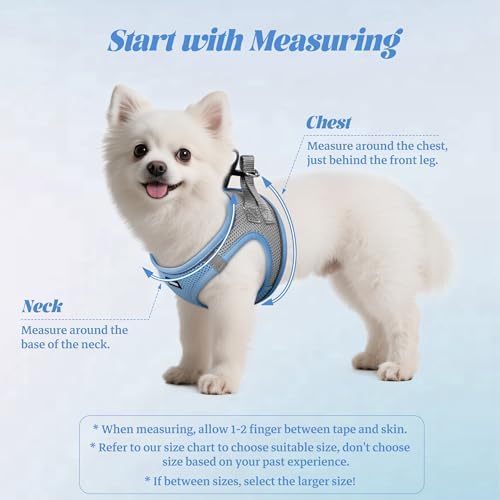 No Pull Dog Puppy Harness and Leash Set Reflective Mesh Vest Small - Image 2