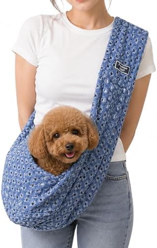 Small Pet Sling Carrier Breathable Texture by GenJuw
