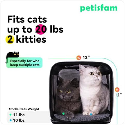 Soft Pet Carrier Bag for Cats and Puppy Under 20 lbs. Sturdy, Comfortable and - Image 5