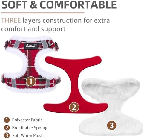 PUPTECK Dog Harness and Leash Set Medium Sized, Step in No Pull Adjustable - Image 2