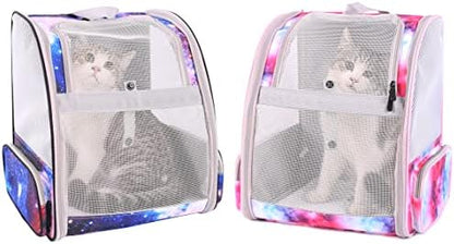 Pet Carrier Backpack for Cats and Small Dogs, Fully Breathable Vented Backpack - Image 5