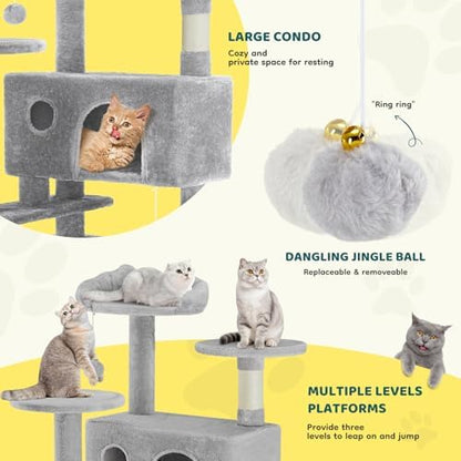 DUMOS 54 Inch Cat Tree Tower - Image 5