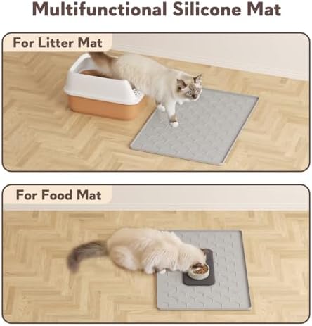 Garoopion Silicone Cat Litter Mat 24×16 inch - Image 6
