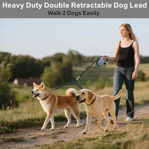 Retractable Dog Leash, 26ft Retractable Lead - Image 3