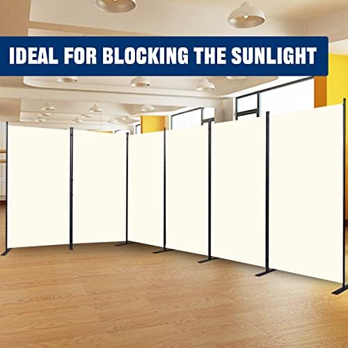 Room Divider 6 Panel-204''Wide, 6FT Room Dividers and Folding Privacy Screen - Image 7