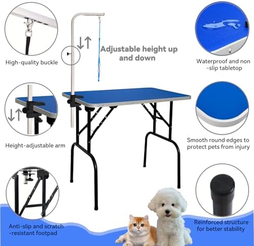 30-inch Foldable Dog Grooming Table - Image 2