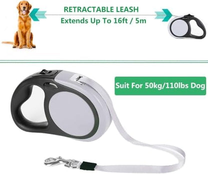 Dual Retractable Dog Leash for 2 Large Dogs - Image 3