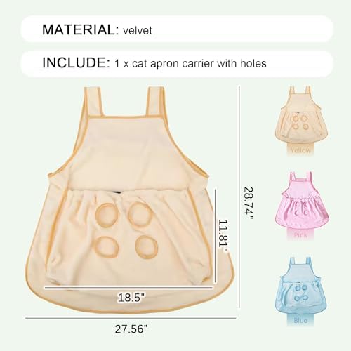 La La PetAdjustable Cat Apron Carrier - Image 6