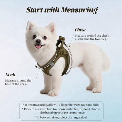 No Pull Dog Puppy Harness and Leash Set Reflective Mesh Vest Large - Image 2