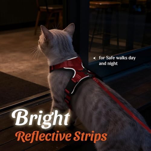 Dooradar Cat Harness and Leash Set, Adjustable and Escape Proof - Image 5