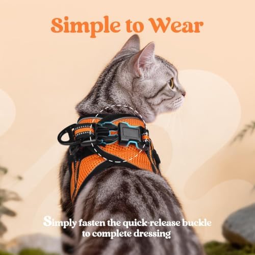 rabbitgoo Cat Harness and Leash Set, Step-in Soft Vest - Image 4