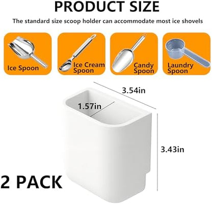 GREATLINK 2 Pack Ice Maker Spoon Holder - Image 2