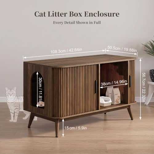 Modern Cat Litter Box Enclosure - Image 7