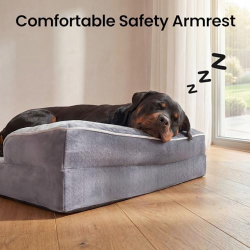 OhGeni Orthopedic Extra Large Dog Bed Couch, Memory Foam - Image 4