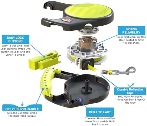 WIGZI Reflective Gel Retractable Leash - Image 3