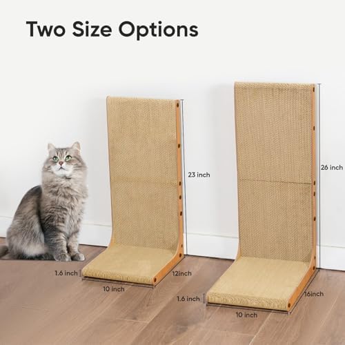 Cat Scratcher, L-Shaped Cat Scratching Pad, 26 Inch - Image 4