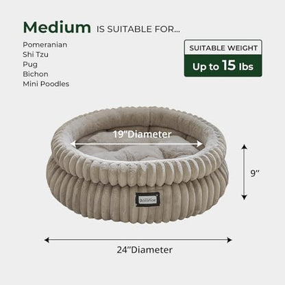 BALANCE Cat Bed Kitten Bed, Washable Round Cat Beds - Image 5