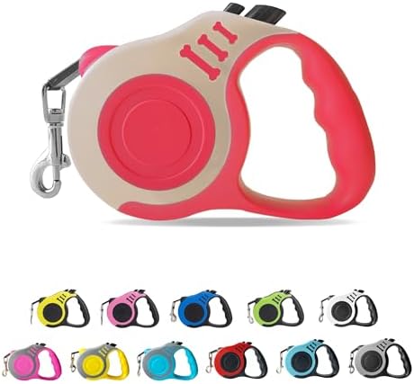 Retractable Dog Leash Automatic Telescopic Tractor Dog Tape by LIEVUIKEN