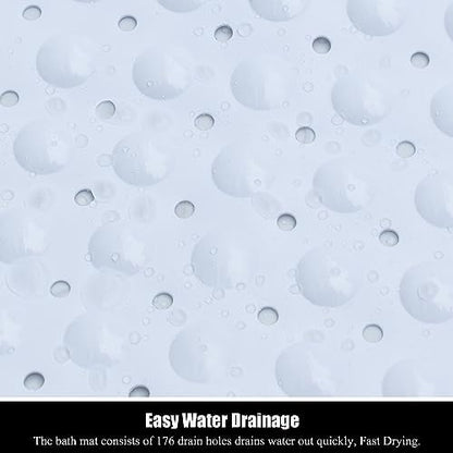 Non Slip Bathtub Shower Mat, Extra Long Bath Mat - Image 3