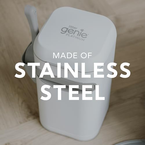 Litter Genie Platinum Stainless Steel Pail - Image 3
