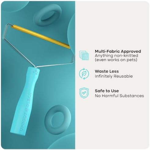 Uproot Clean Pro Pet Hair Removal Tool: Multi-Fabric Edge, Carpet Rake - Image 4