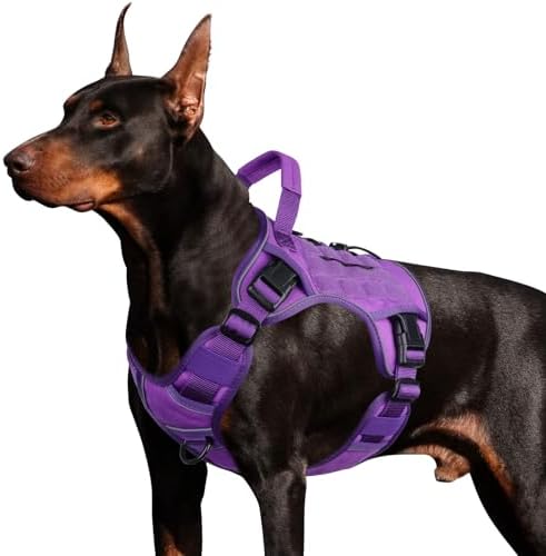 WINGOIN Purple Tactical Dog Harness by WINGOIN