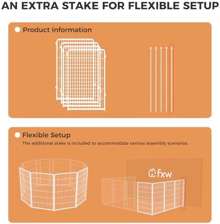 FXW Homeplus Indoor Dog Playpen, 4 Panels, - Image 3