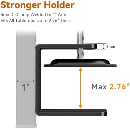 H Shape Dog Grooming Arm for Table, S Size Hammock, 31-43" W - Image 6