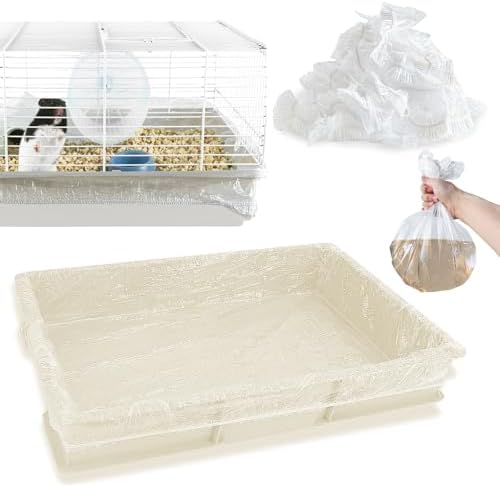 Disposable 50 pcs Small Animal Cage Liners by upcessory