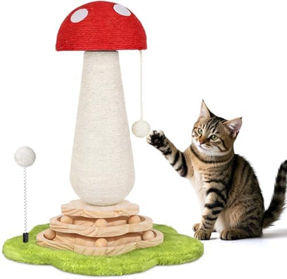 Mushroom Cat Scratcher/Scratching Post, Cute Cat Scratching Post by Himake