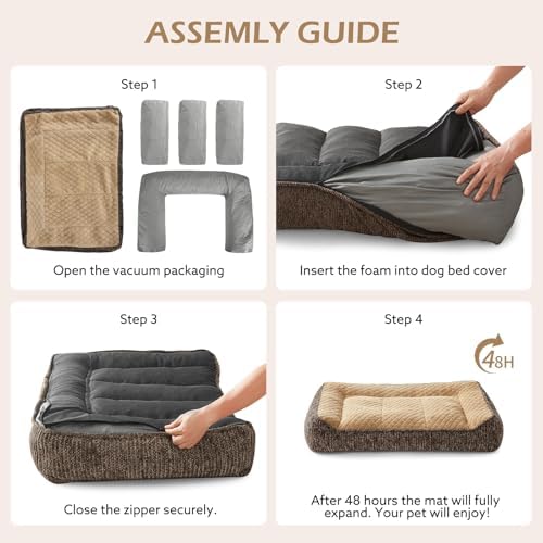 JOEJOY Orthopedic Dog Bed Medium Sized Dogs, Extra Thick Supportive Big Dog - Image 5
