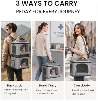 HOVONO Detachable Double Cat Backpack Carrier - Image 7