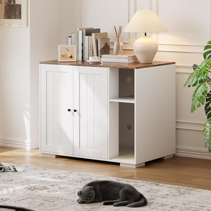 Garvee Dog-Proof Large Cat Litter Box Enclosure - Image 2
