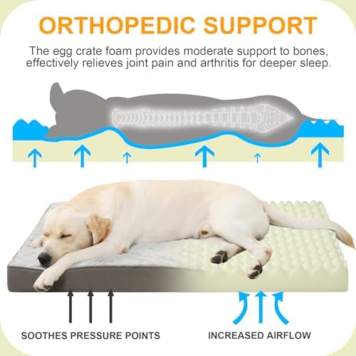 KSIIA Orthopedic Dog Bed for Large Dogs - Image 2