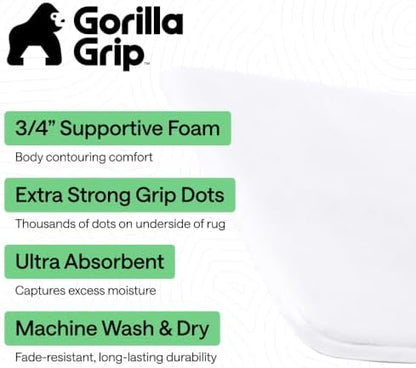 GORILLA GRIP® Memory Foam Bath Rug - Image 2