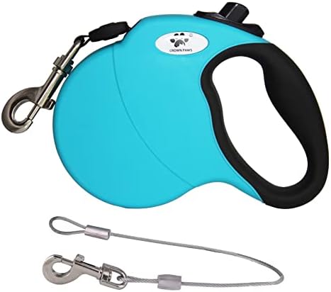 16ft Retractable Dog Leash for Medium Breed Dogs up to 44 lbs by CROWN+PAWS