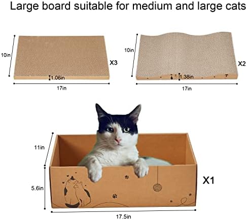 Cat Scratcher Cardboard Scratch Pad - Image 5
