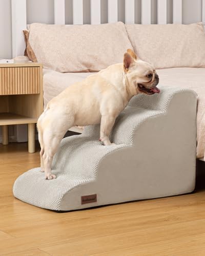 Aodisman Dog Steps for Bed or Couch, 4 Step Pet Stairs for Small Dogs & Cat - Image 4