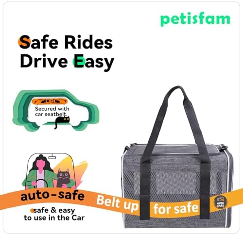 Soft Pet Carrier Bag for Cats and Puppy Under 20 lbs. Sturdy, Comfortable and - Image 3