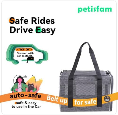 Soft Pet Carrier Bag for Cats and Puppy Under 20 lbs. Sturdy, Comfortable and - Image 3
